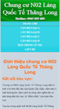 Mobile Screenshot of chungculangquoctethanglong.info